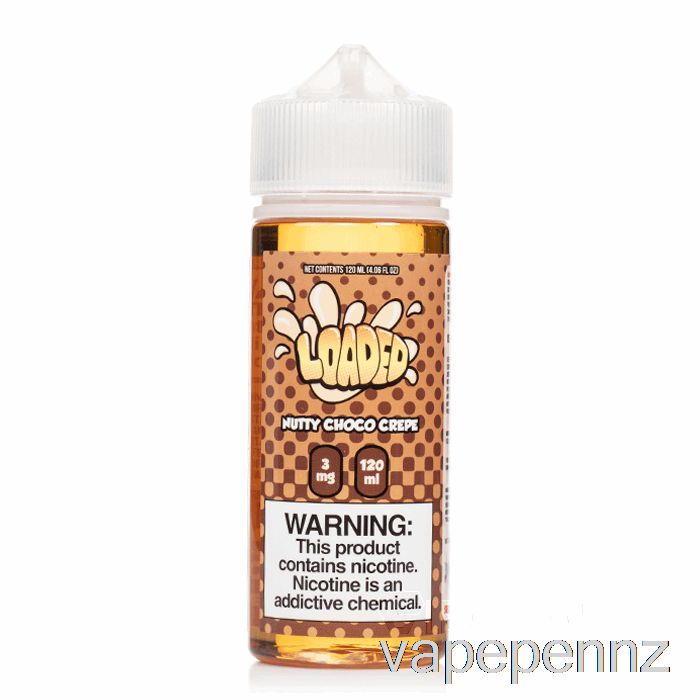 Nutty Choco Crepe - Loaded E-Liquid - Ruthless Vapors - 120mL 6mg VAPE NZ